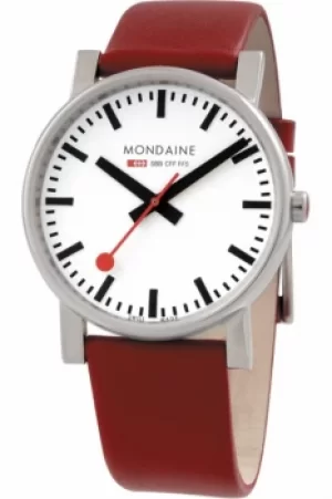 Image of Mens Mondaine Swiss Railways Evo Watch A6603034411SBC