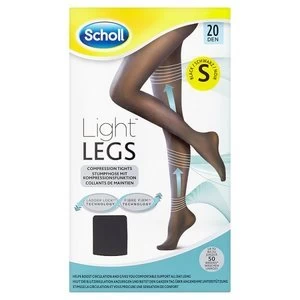 image of Scholl Light Legs Black 20 Den Small