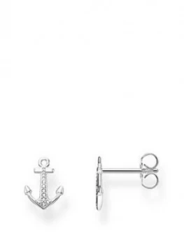 Image of Thomas Sabo Silver Zirconia Anchor Ear Studs