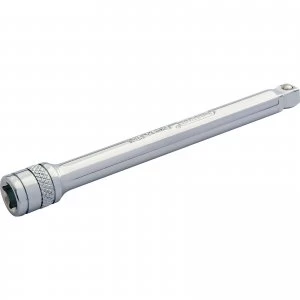 Image of Draper 1/4" Drive Polished Chrome Wobble Socket Extension Bar 1/4" 100mm