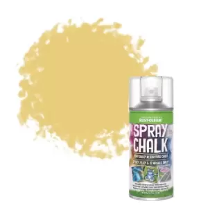 Image of Rust-Oleum Spray Chalk Paint Yellow - 150ml