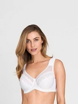 Image of Miss Mary Of Sweden Miss Mary Of Sweden Happy Hearts Underwired Bra With Lace And Mesh
