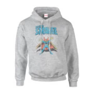 Image of Marvel Doctor Strange Energy Mens Grey Pullover Hoodie - XL - Grey