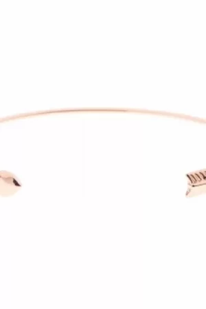 image of Ted Baker Ladies PVD Gold plated CARISE CUPIDS ARROW ULTRA FINE CUFF TBJ1147-02-03