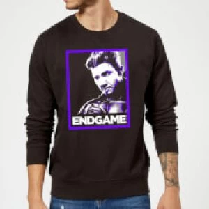 Image of Avengers Endgame Hawkeye Poster Sweatshirt - Black