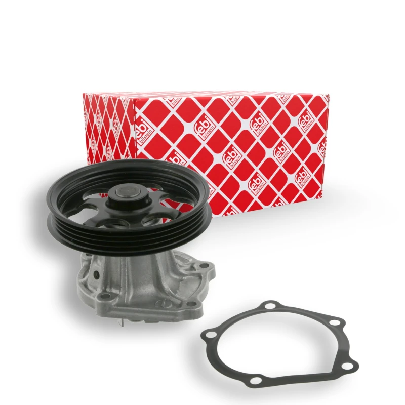 Image of FEBI BILSTEIN 24357 Water pump Cast Aluminium, with gasket/seal Cast Aluminium Water Pump (1260)