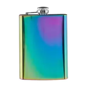 Hip Flask in Oil Slick Finish, 8oz