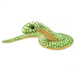 image of All About Nature Green Snake 25cm Plush