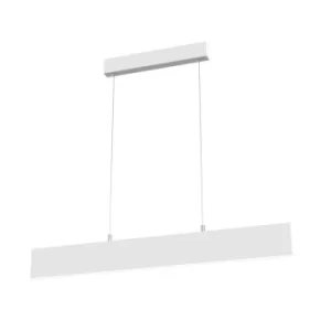 Step Integrated LED Linear Ceiling Pendant Lamp White