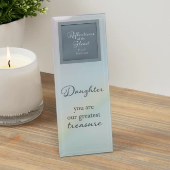 Image of 2" x 2" - Reflections Of The Heart Photo Frame - Daughter