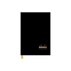 Image of Original Rhodia A4 Business Book Casebound Hard Back Black