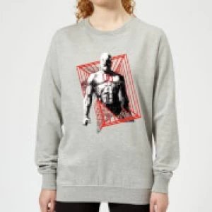 Image of Marvel Knights Daredevil Cage Womens Sweatshirt - Grey - L
