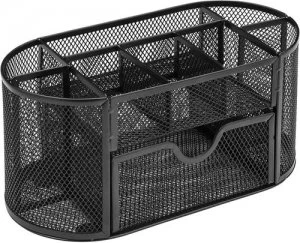 Image of OSCO Wiremesh Organiser with Drawer Graphite