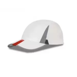 Image of Spiro Unisex 2 Panel Sport Baseball Cap (One size) (White/Black)