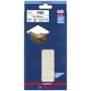 Image of Bosch Accessories EXPERT M480 2608900743 Sander mesh sanding disc Unperforated Grit size 80 (L x W) 186mm x 93mm 10 pc(s)