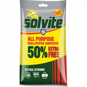 image of Solvite All Purpose Wallpaper Adhesive Paste 200g