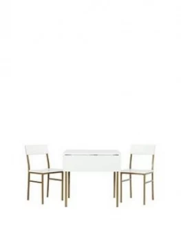 image of Cosmoliving Mercer Dining Table + 2 Chairs