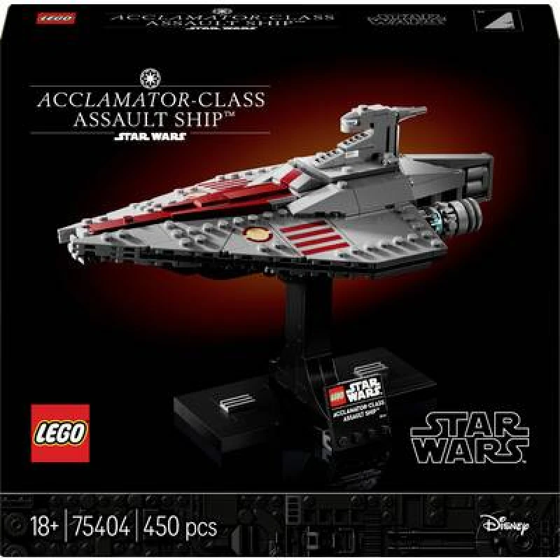 Image of LEGO LEGO Star Wars Acclamator-Class Assault Ship Model Set 75404