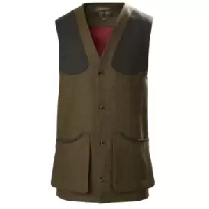 image of Musto Mens Stretch Technical Tweed Waistcoat Dunmhor M