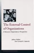 Image of external control of organizations a resource dependence perspective