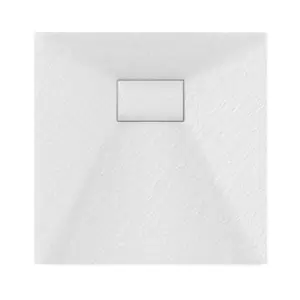 image of Veloce Uno Square Shower Tray 800X800mm - White