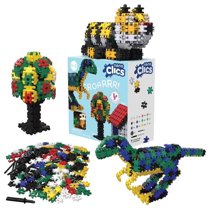 Image of CLICS Nano - Creative Builders - 500 Pieces Size: 1 Pack Multicolor Unisex 1 Pack