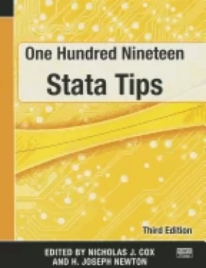 Image of one hundred nineteen stata tips third edition