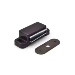 Image of Magnetic Catches Cabinet Cupboard Catch 3-4Kg Pull - Colour Brown - Pack of 4