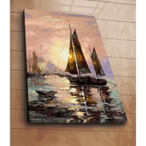 Image of 70100C-054 Multicolor Decorative Canvas Painting