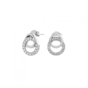 Image of Ladies Olivia Burton Sterling Silver Classics Interlink Drop
