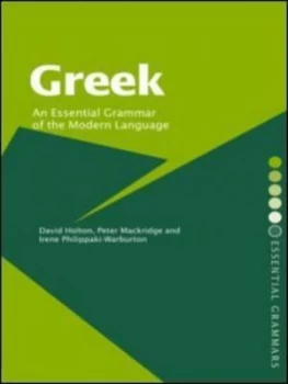 Image of Greek by David Holton Book