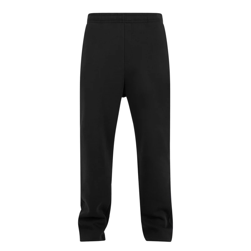 Image of Build Your Brand Mens Fluffy Jogging Bottoms in Black Size: Medium Black Male M