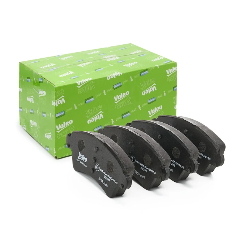 Image of VALEO 301462 Brake pad set Front Axle, without integrated wear sensor, FIRST, without anti-squeak plate Brake Pad Set,disc brake (402)