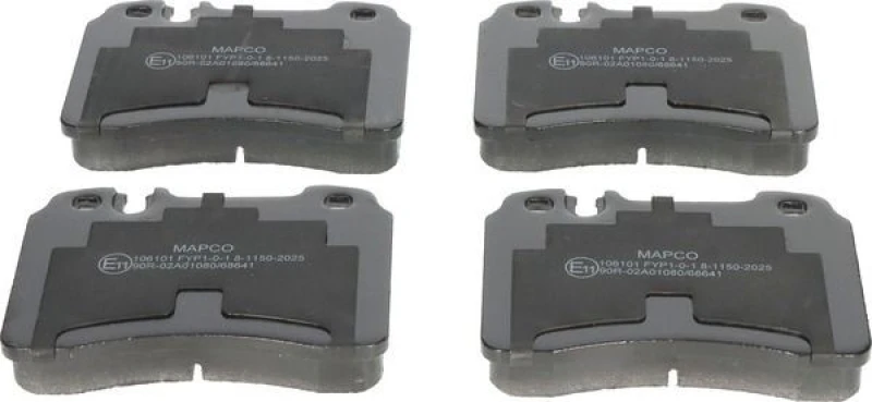 Image of MAPCO 106101 Brake pad set Front Axle, excl. wear warning contact Brake Pad Set,disc brake (402)