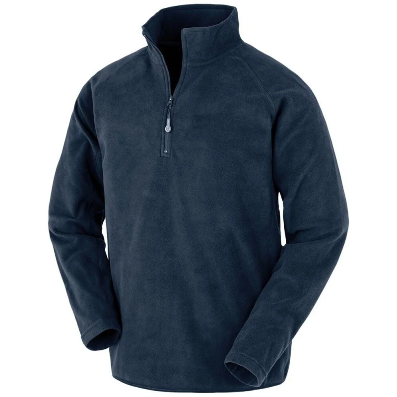 Image of Result Result Men Microfleece Top in Navy Size: Small Navy S Male 5059699817340