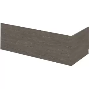 Image of Athena Brown Grey Avola 800mm End Bath Panel - MPD513 - Grey - Nuie