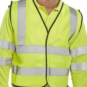 image of SuperTouch XXX Large High Visibility Vest with Hook and Loop and