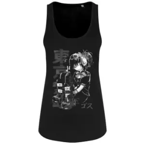 Image of Tokyo Spirit Womens/Ladies Gosu Monochrome Vest Top (L) (Black)