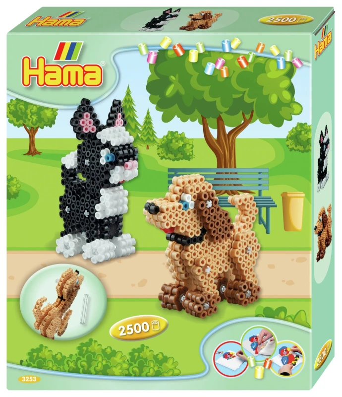 Image of Hama Hama 3D Cats and Dogs Kit