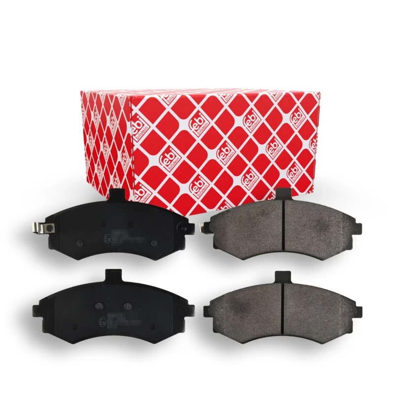 Image of FEBI BILSTEIN 16679 Brake pad set Front Axle, with acoustic wear warning Brake Pad Set,disc brake (402)