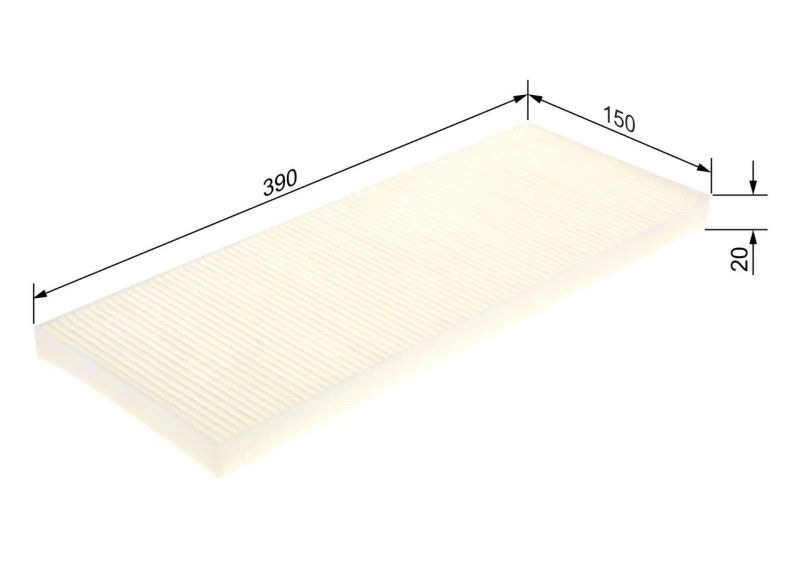 Image of Bosch 1 987 431 220 Pollen filter Particulate Filter Filter,interior air (424)