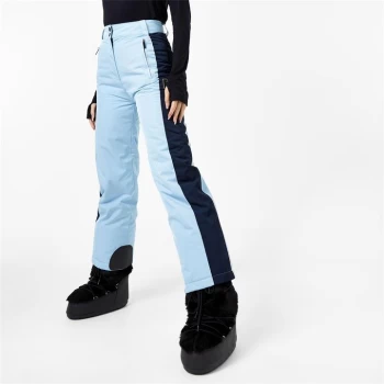 image of Jack Wills Quilted Straight Ski Trousers - Blue