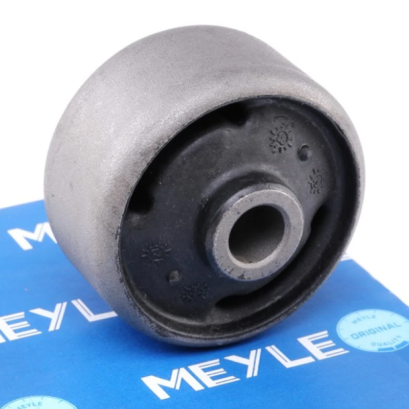 Image of MEYLE 714 710 0005 Arm Bushes Rear Axle Right, Original Quality, for trailing arm, without holder Control Arm-/Trailing Arm Bush (251)