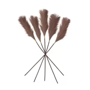 Image of Crossland Grove Goma Soft Feather Stem Dark Blush (5Pk) 720Mm