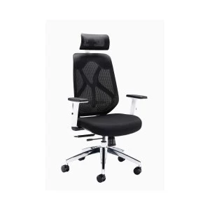 Image of Maldini Designer High Back Mesh Task Office Chair, Black