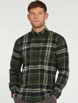 Image of Barbour Barbour Bidston Shirt, Green Size XL Men