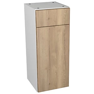 Image of Wickes Vienna Oak Fitted Drawerline Base Unit - 300 mm
