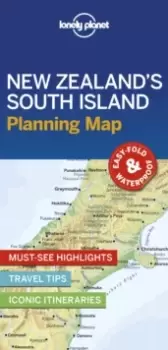 Image of Lonely Planet New Zealand's South Island Planning Map