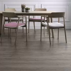 Image of Kraus Ashdown Grey Wood Effect Luxury Vinyl Click Flooring, 0.22M² Pack