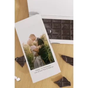 Image of Personalised Photo Dark Chocolate Card